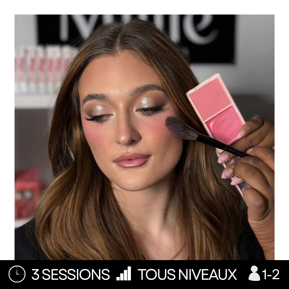Cours de maquillage en personne (3 séances)