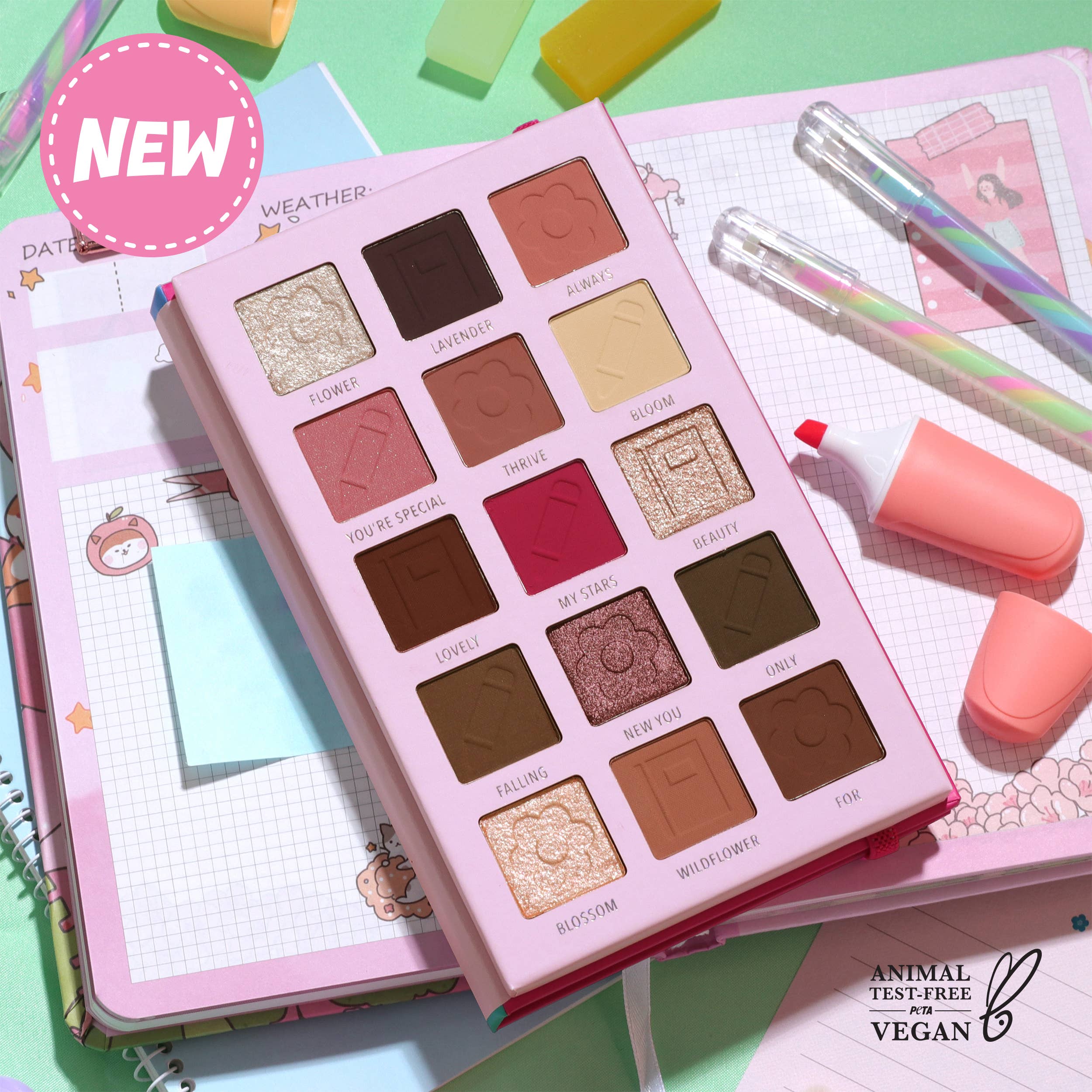 Palette d'ombre à paupière - You're Blooming Like the Perfect Flower | Millie Cosmétiques