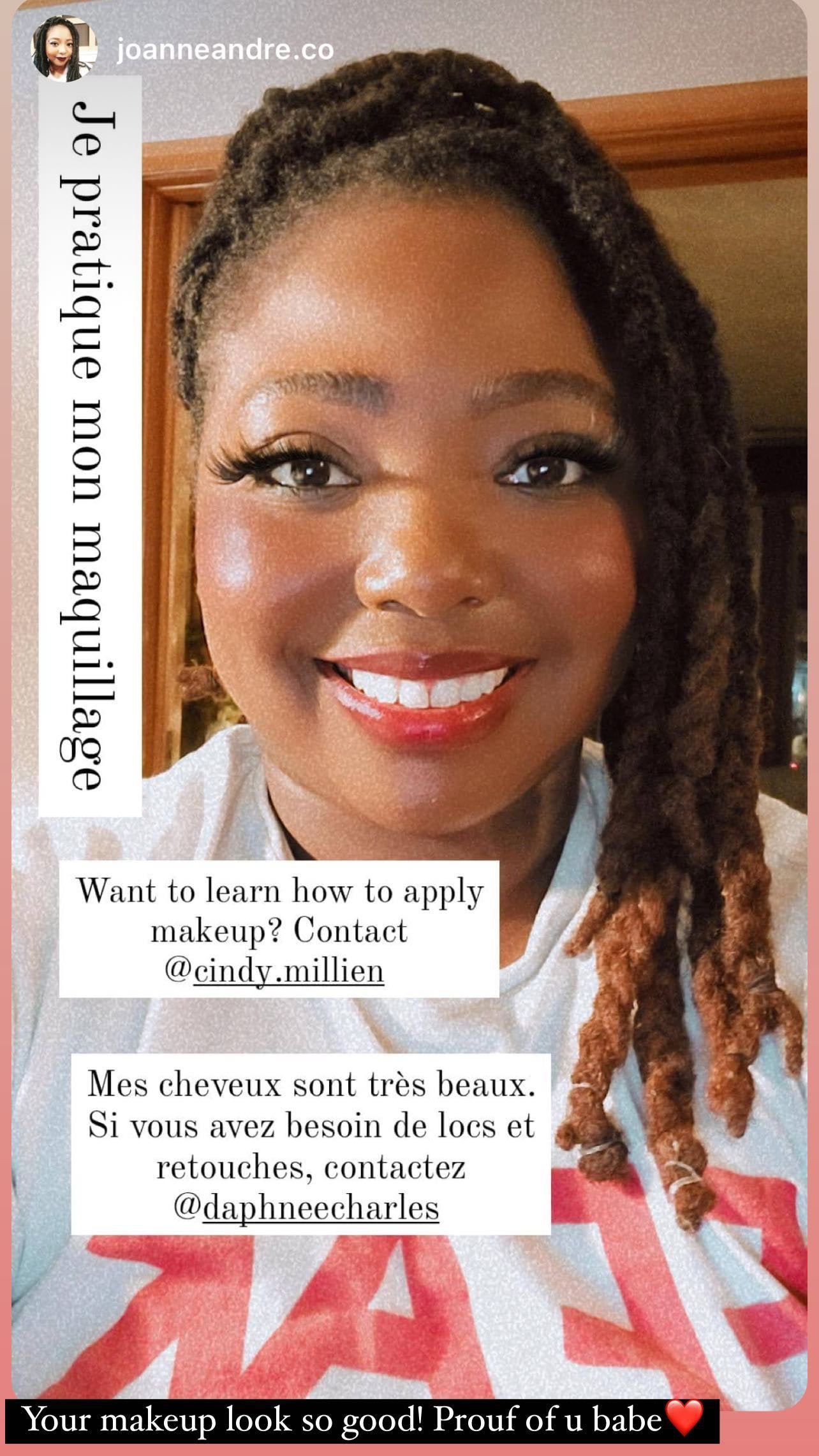 Cours de maquillage en personne | Millie Cosmétiques