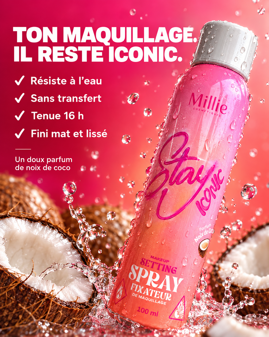 Stay Iconic™ — Spray Fixateur Longue Tenue