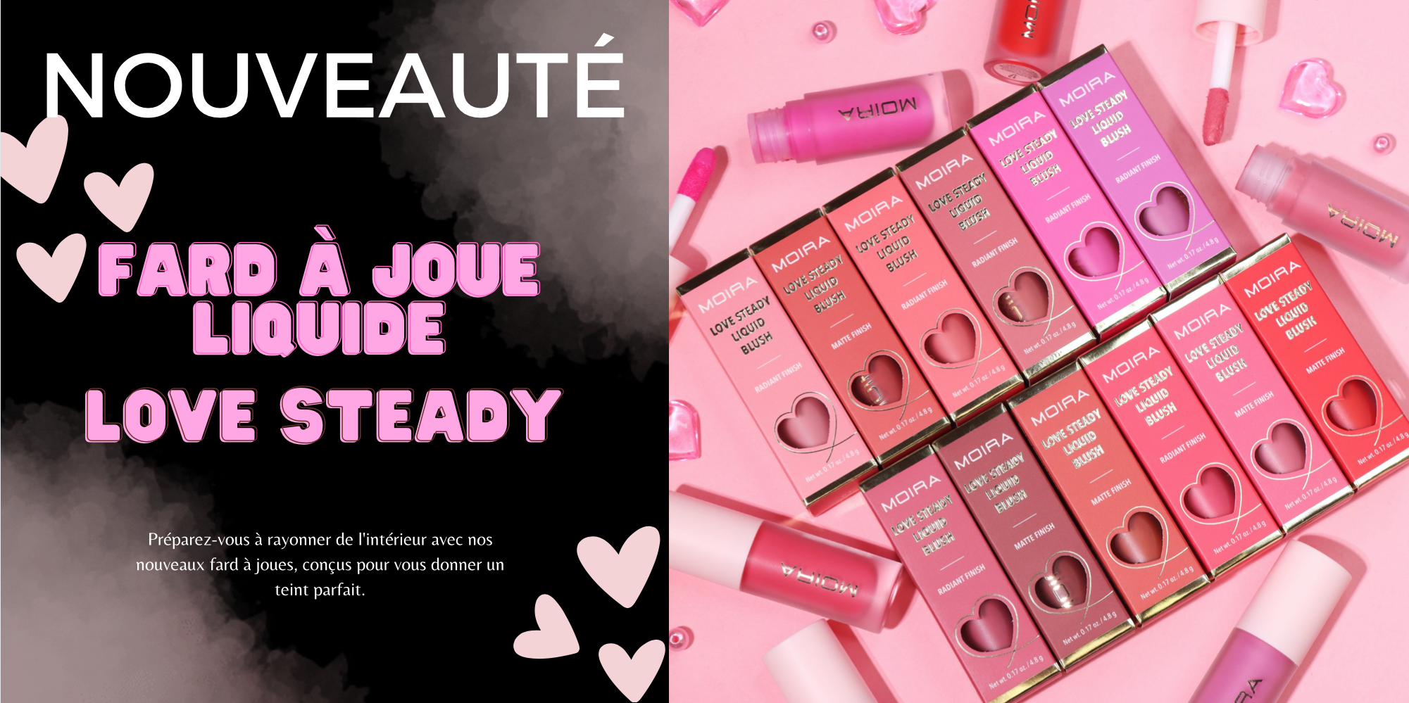 Fard à joue liquide Nouveauté chez Millie Cosmétiques