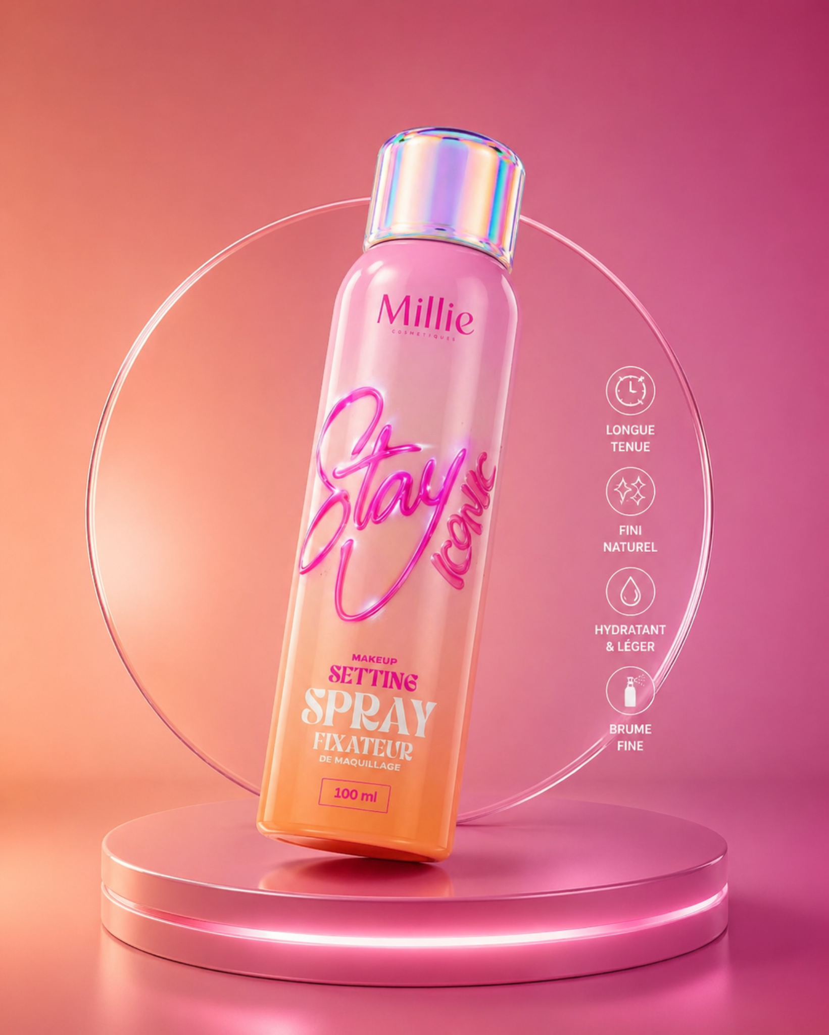 Stay Iconic™ — Spray Fixateur Longue Tenue